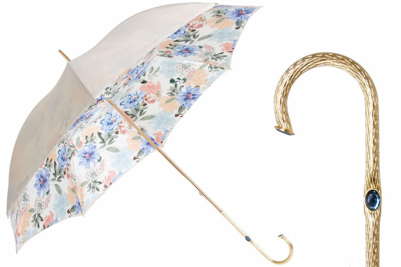 Pasotti Ivory Umbrella Flowered