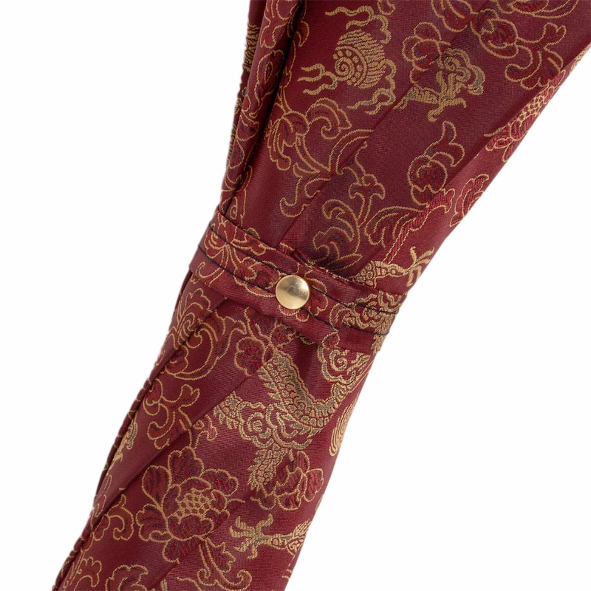 Pasotti Golden Dragons Burgundy Umbrella — view 3