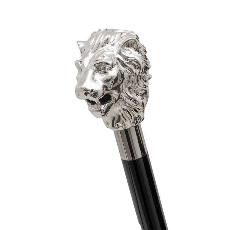 Pasotti Silver Lion Cane — view 3