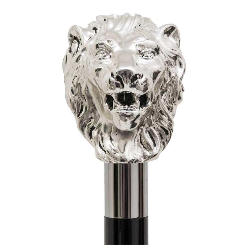 Pasotti Silver Lion Cane — view 5