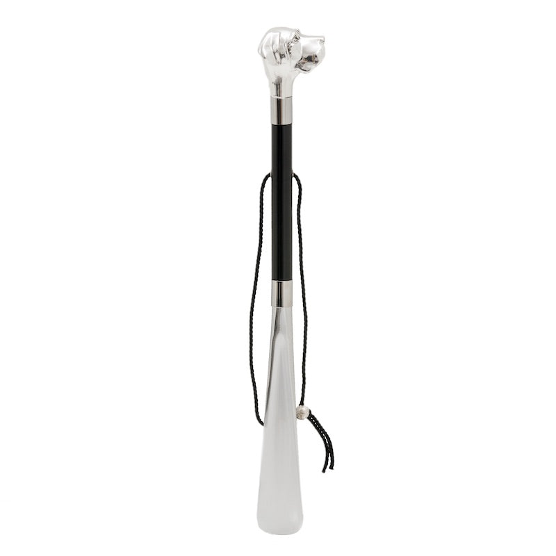 Pasotti Silver Labrador Shoehorn — view 2
