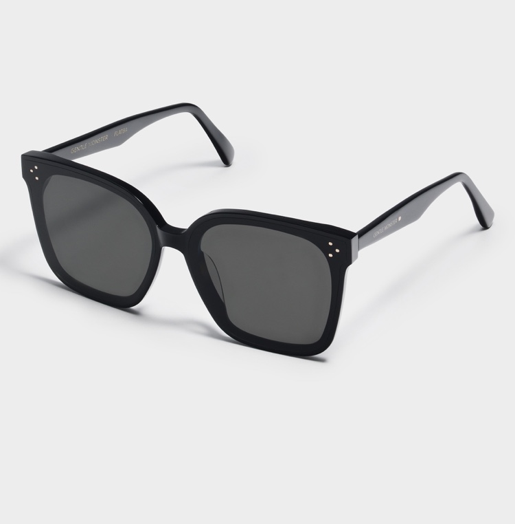 Gentle Monster Her 01 Oversized Sunglasses Black - finestessentials.com