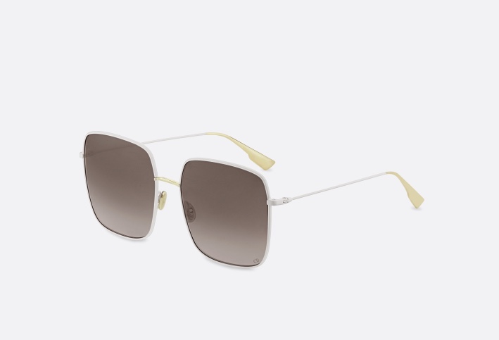dior stellaire1 brown shaded square sunglasses – finestessentials.com