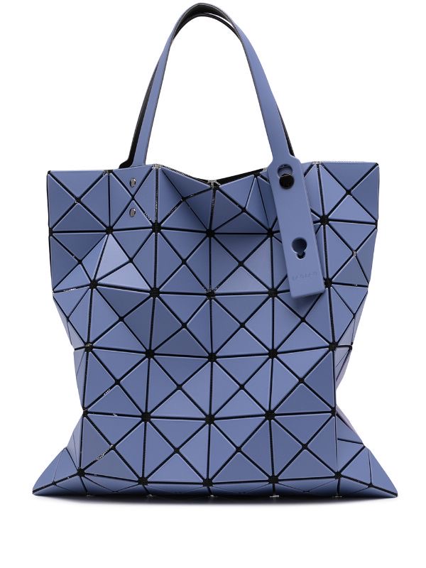 bao bao issey miyake blue lucent tote bag - finestessentials.com